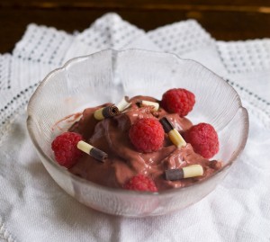 Chocolate Raspberry Ice Cream